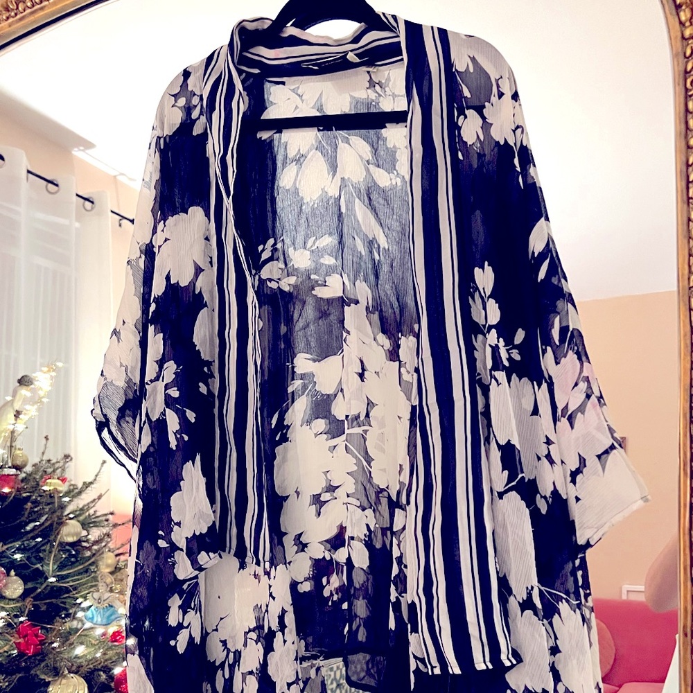 Floral Anthropologie Coverup Kimono